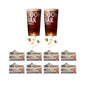 Sharp's Doom Bar Amber Ale Pint Glass Set, Traditional Beer Glasses x2 with x8 Branded Brewery Coasters