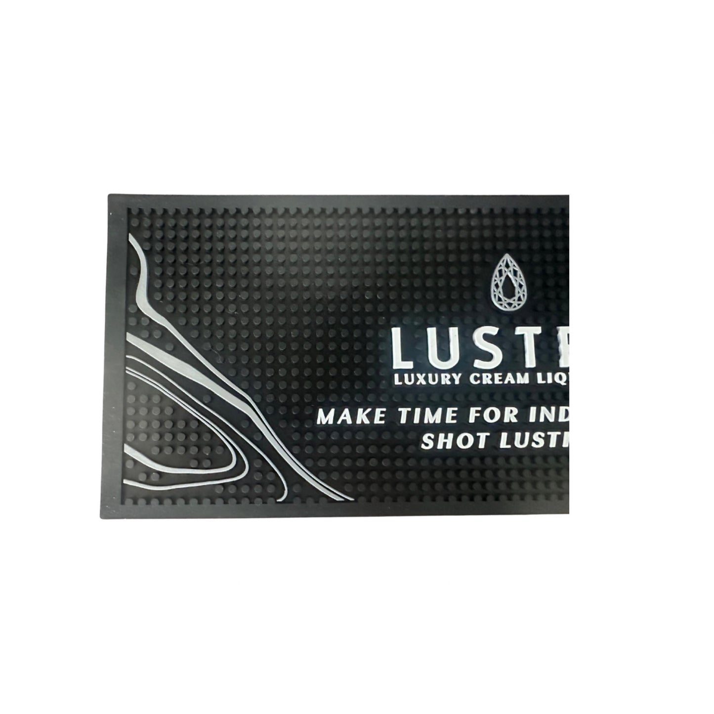 Lustre Luxury Cream Liqueurs Rubber Bar Runner 50cm X 20cm