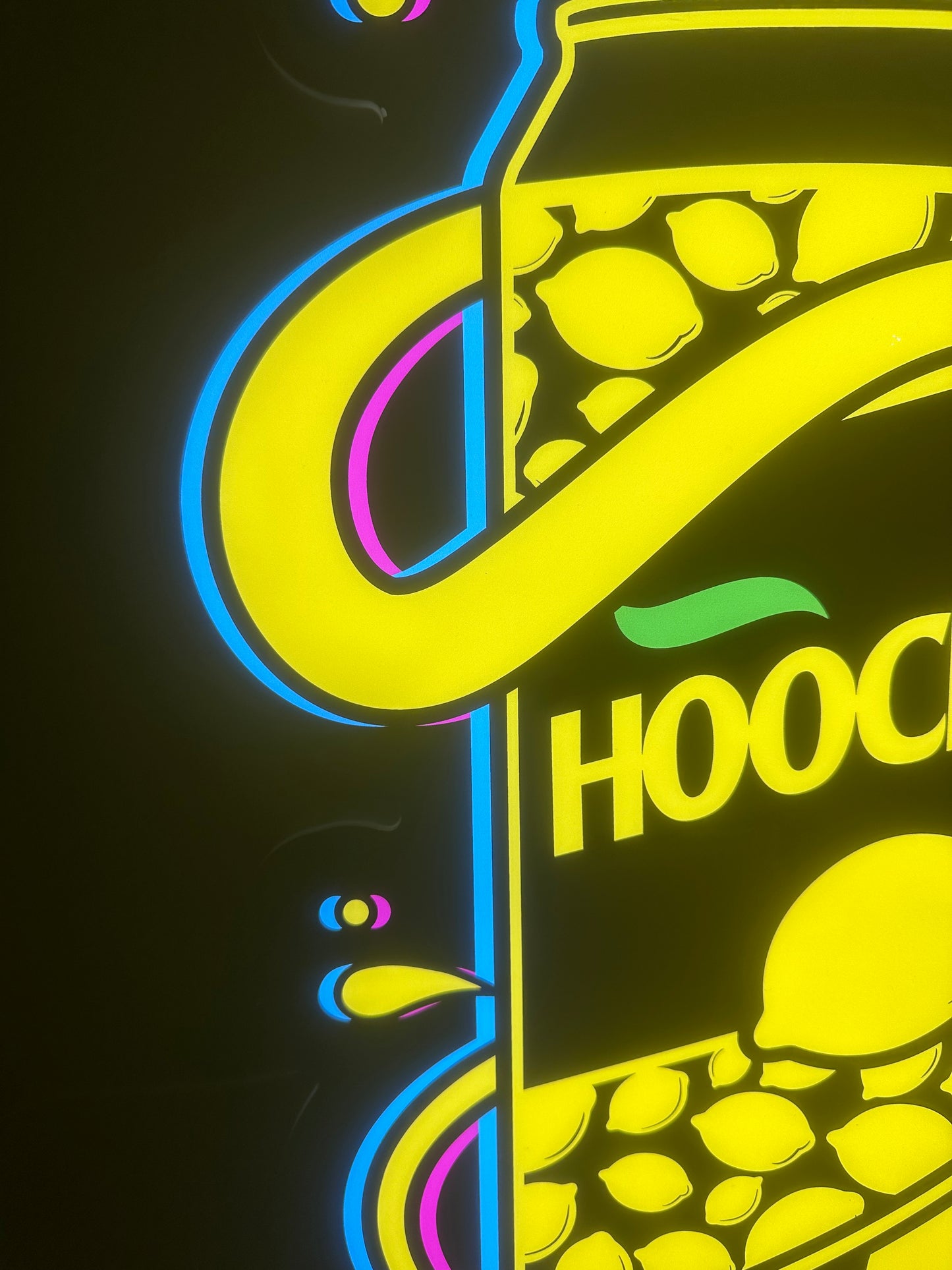 Rare Hooch LED Light Up Sign 50cm X 31cm
