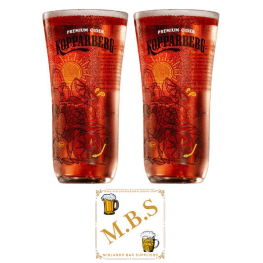 Kopparberg Premium Cider Pint Glasses, 2025 Edition, Set of 2