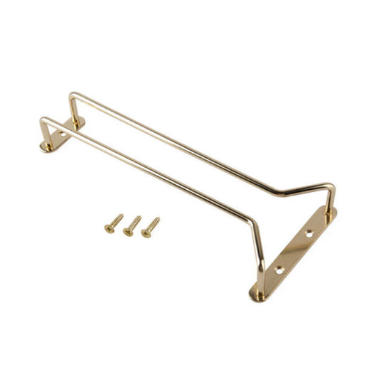 Brass Plated Wine Glass Hanger - 10inch