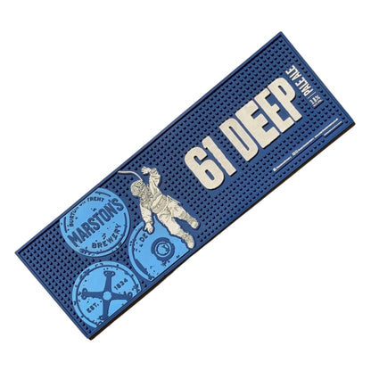 61 Deep Pale Ale Rubber Bar Runner 60cm x 20cm