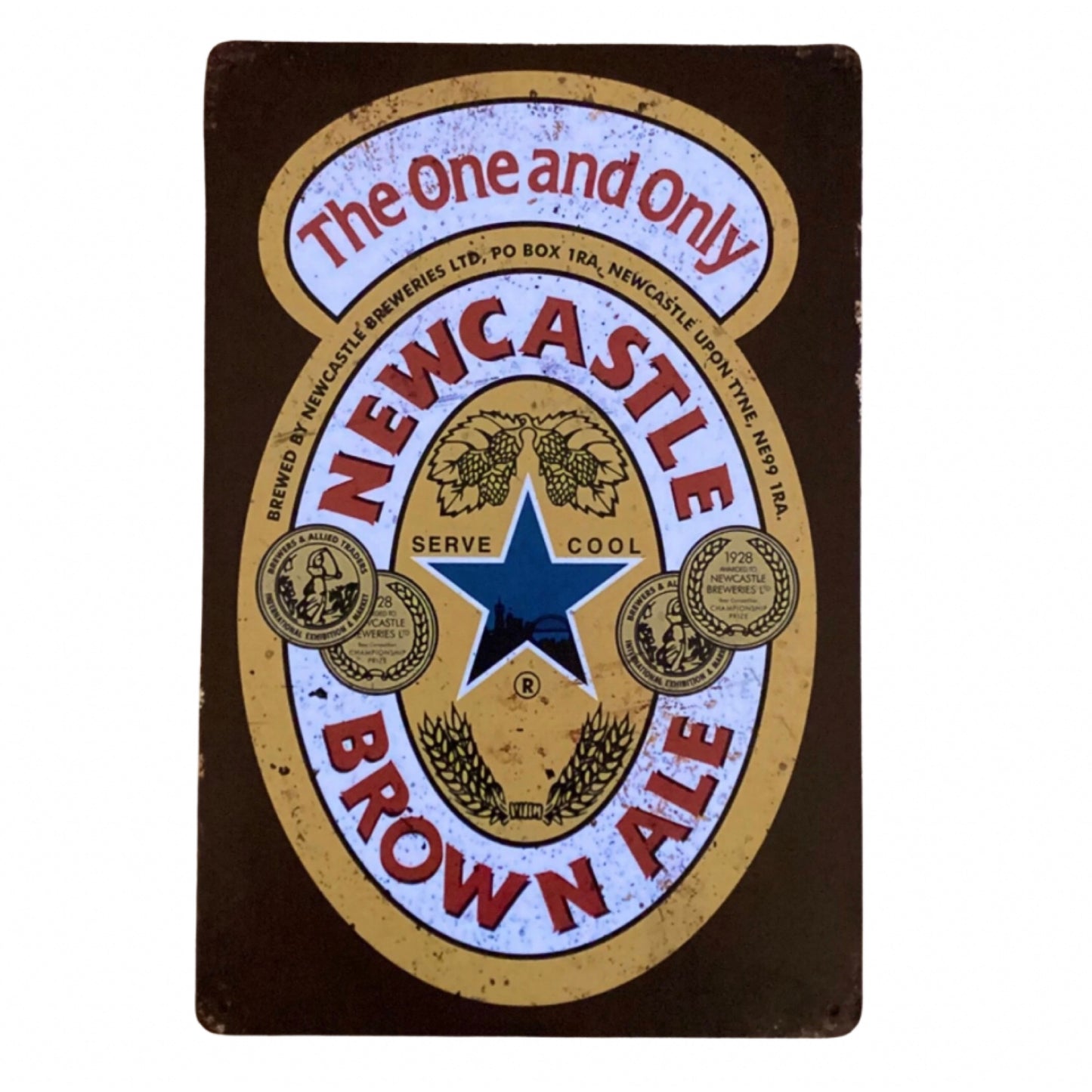 Newcastle Brown Ale Tin Sign A4 Size