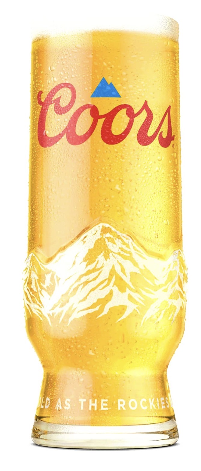 2 x Coors Light Pint Glasses