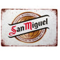 San Miguel Tin Sign A4 Size