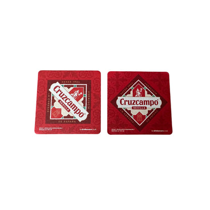 Cruzcampo Beer Coasters 100 PACK