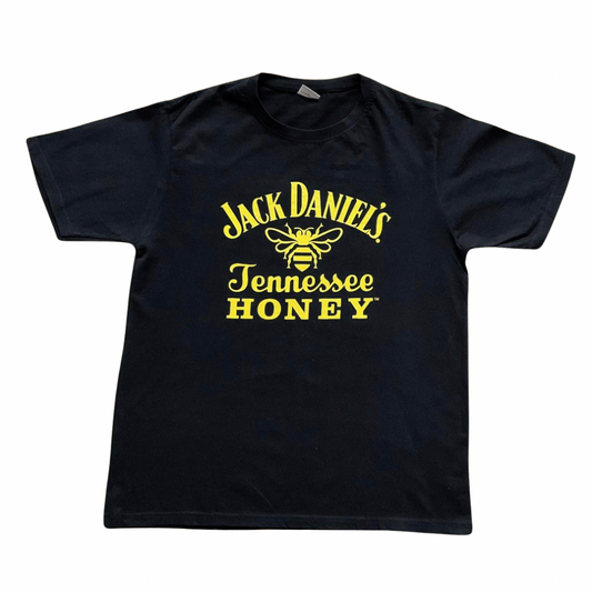 Jack Daniels Honey Black/Yellow T-Shirt Size L