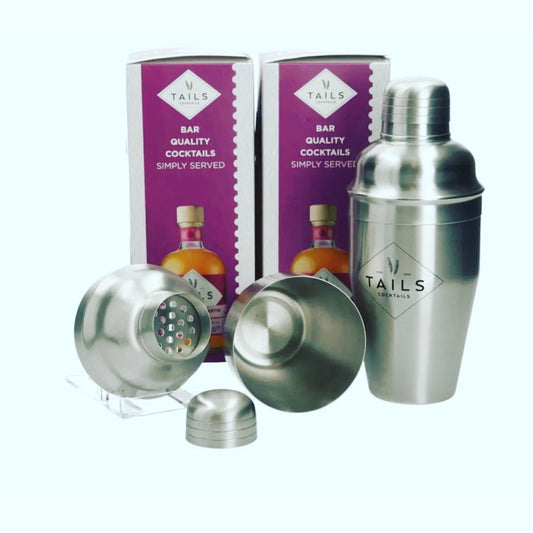 2 X Stainless Steel Talis Cocktail Shakers