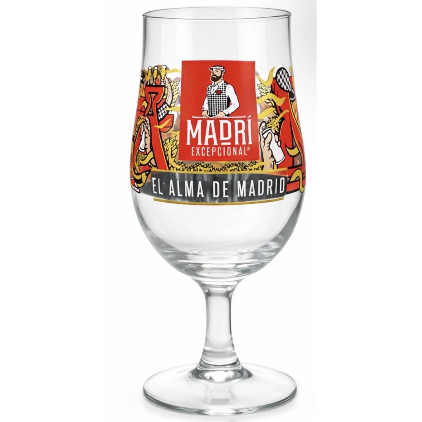 Madrí Excepcional Limited Edition Beer Glass in Gift Box, Set of 2