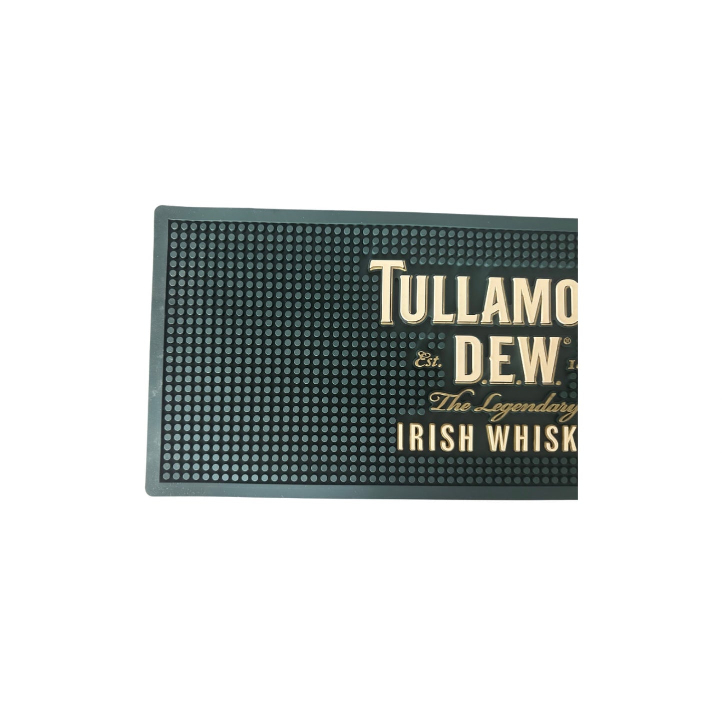 Tullamore Dew Irish Whiskey Rubber Bar Runner 52cm x 20cm