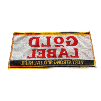 Gold Label Bar Beer Towel