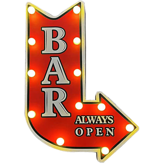 LED Bar Always Open Sign