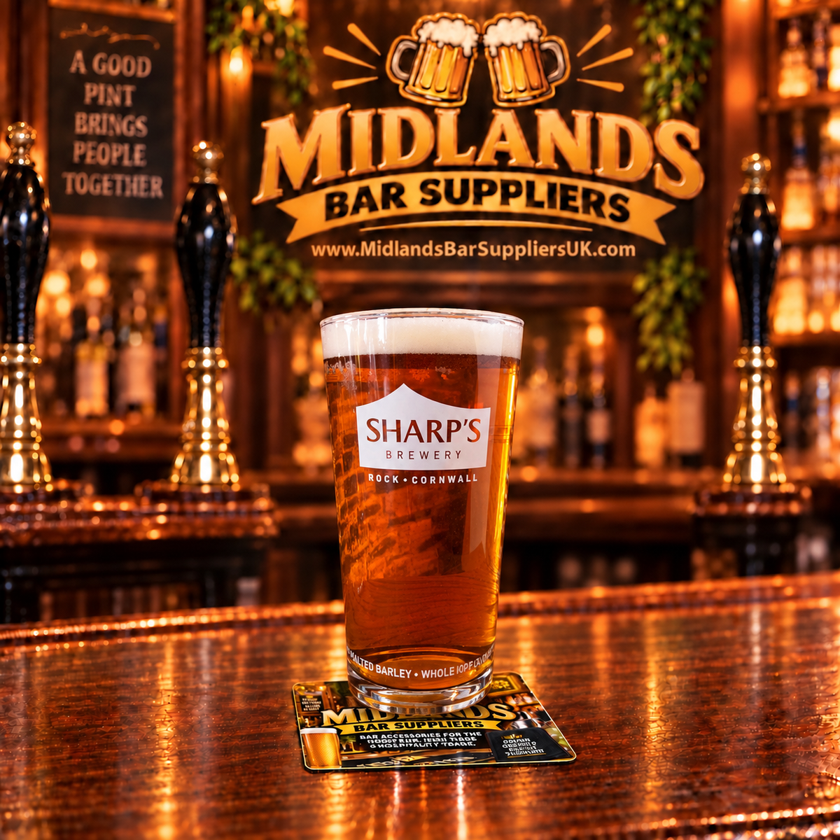 Sharps Half Pint Beer Glass