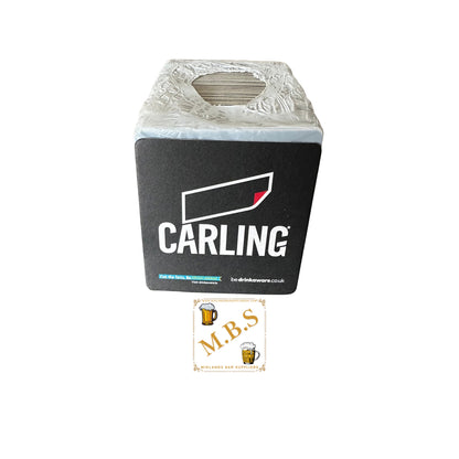 Carling Beer Coasters 100 PACK