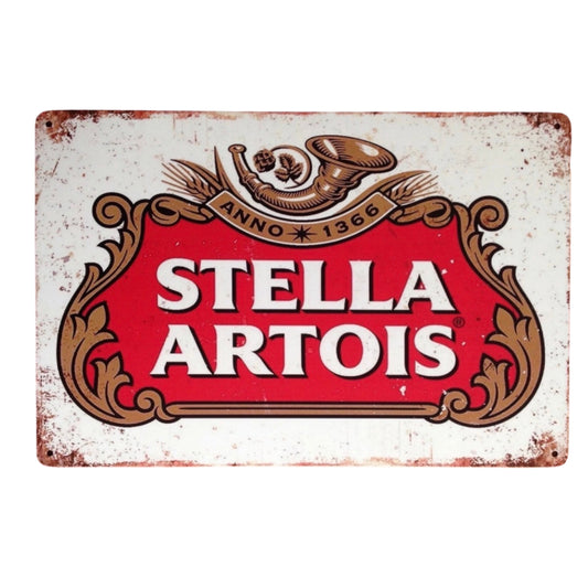 Stella Artois Tin Sign A4 Size