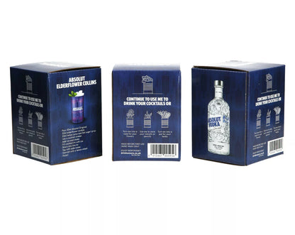 3 x Absolut Vodka 2020 Cocktail Tin Limited Edition Cups