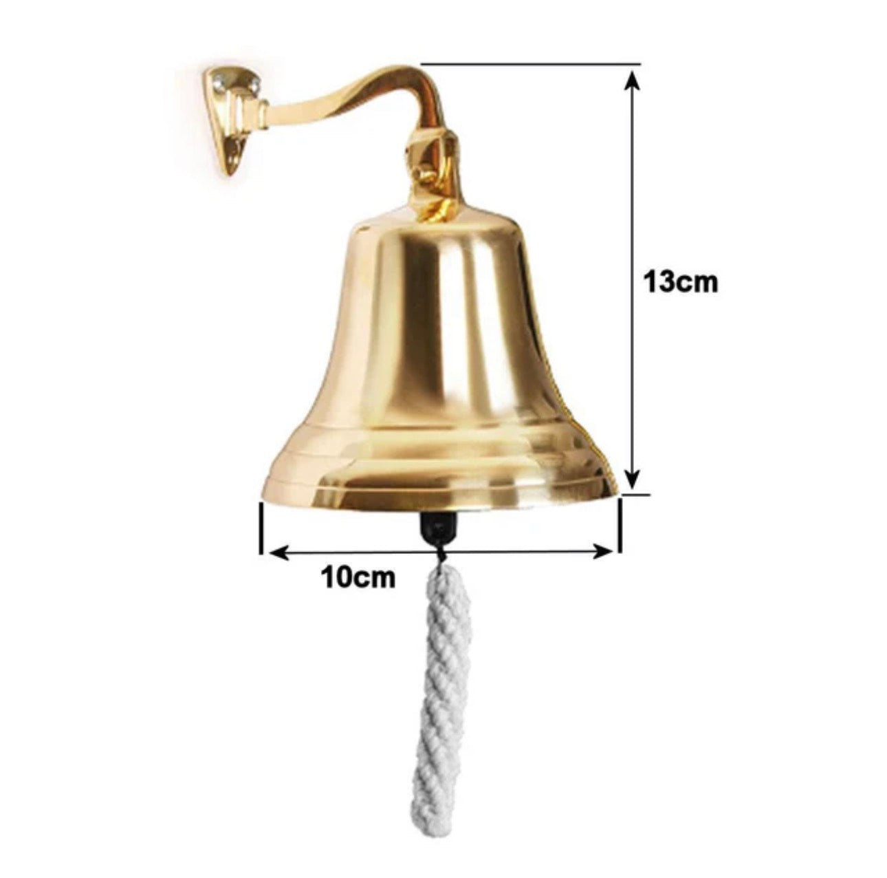 Brass Ships Bell 4"