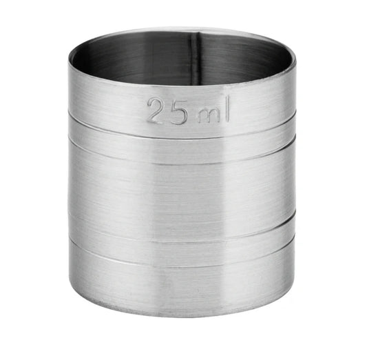 Stainless Steel 25ml Drinks Measure