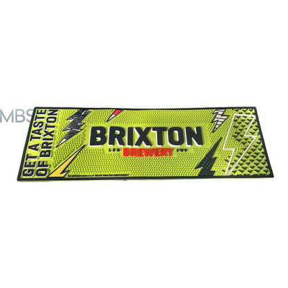 Brixton Brewery Rubber Bar Runner | Drip Mat I Brand New 60CM X 20CM