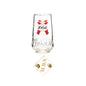Kronenbourg 1664 Half Pint Glass with Midlands Bar Suppliers Thin Bar Coaster