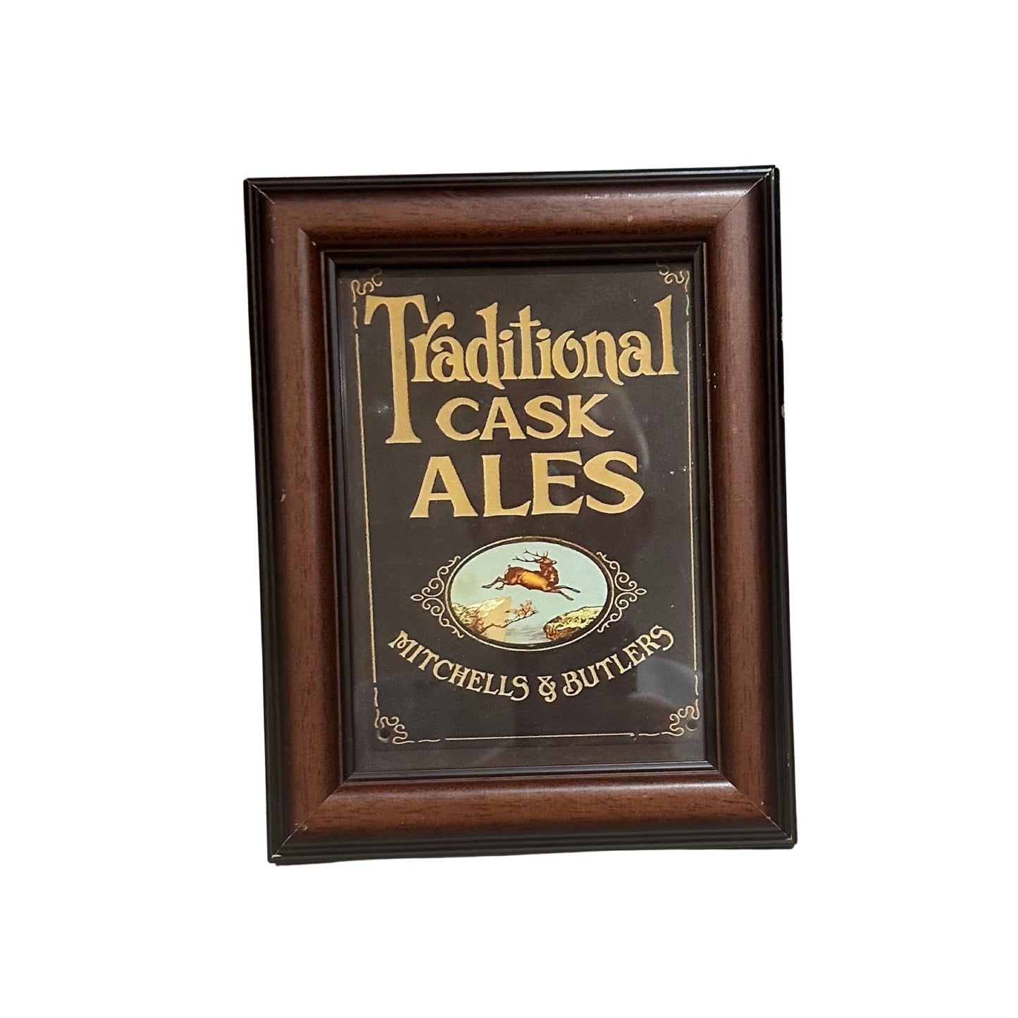 Traditional Cask Ales ‘Mitchell’s & Butlers Pub Sign 23cm X 18cm