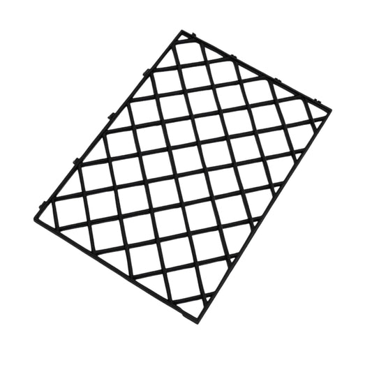Black Interlocking Glass Mats - Pack of 10