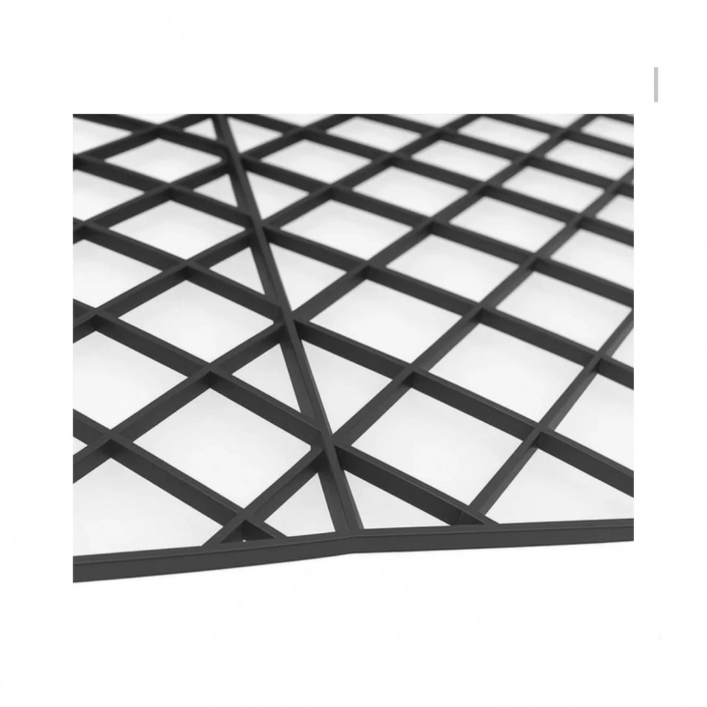 Black Interlocking Glass Mats - Pack of 10