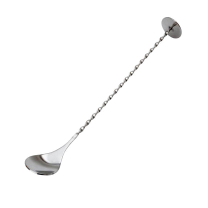 Classic Cocktail Spoon With Masher 27cm Stainless Steel