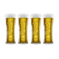 4 x Carlsberg 1847 Embossed Half Pint Beer Glasses