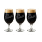 3 X Theakston’s Half Pint Beer Glasses