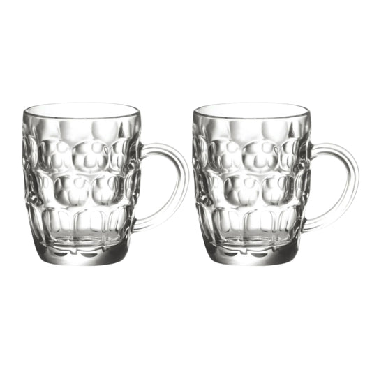 Dimple Pint Tankards 570ml Set of 2