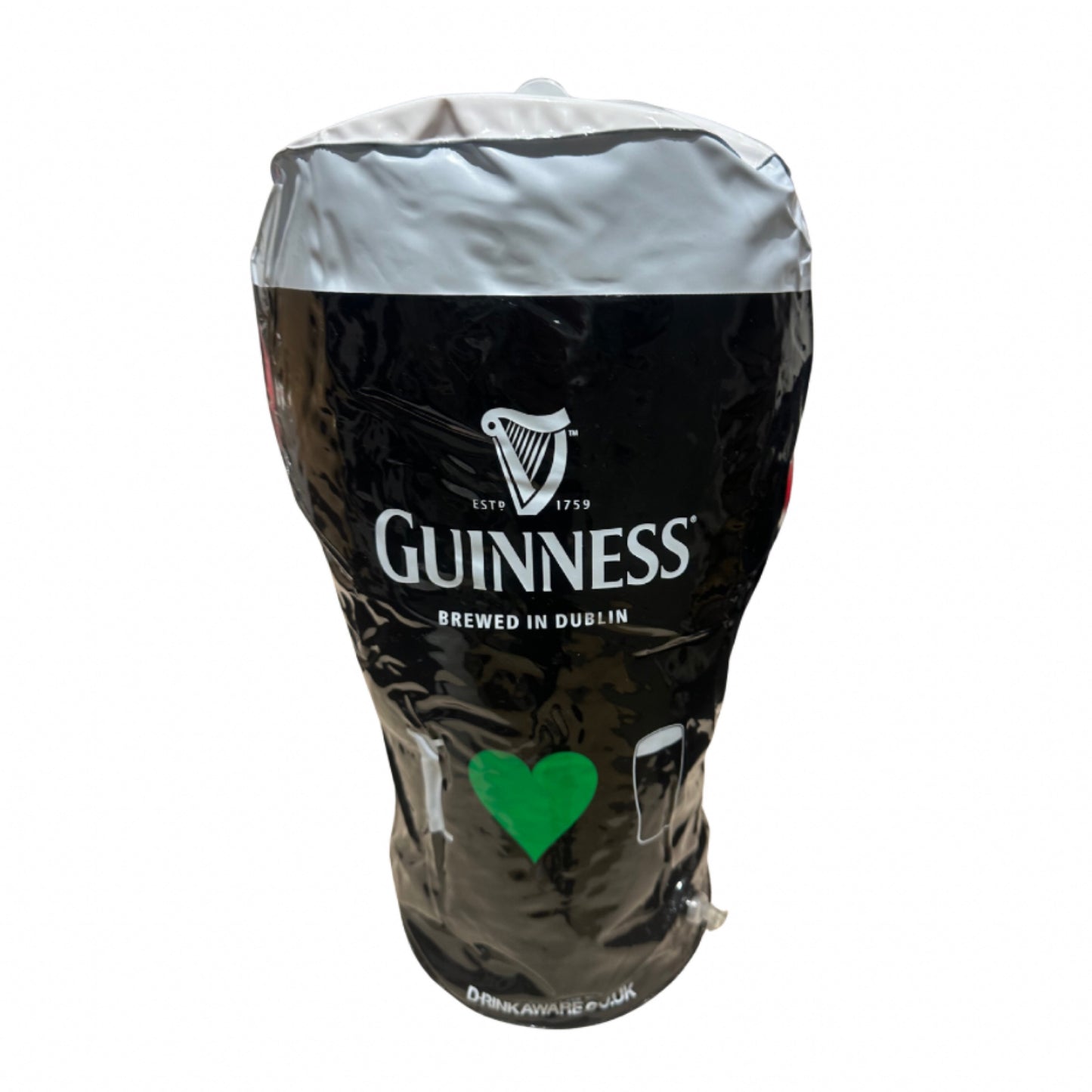 Inflatable Hanging Guinness Pint Glass - 14inch x 8.5inch