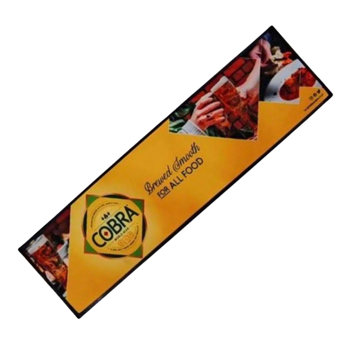 Cobra Rubber Bar Runner 89cm x 24cm