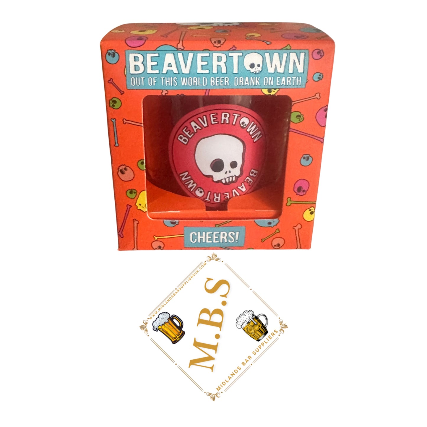 Limited Edition Beavertown Lazer Crush Tumbler Glass With Gift Box