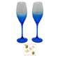 Ciroc Limited Edition Champagne Flute Glasses x2 & MBS Thin Coaster