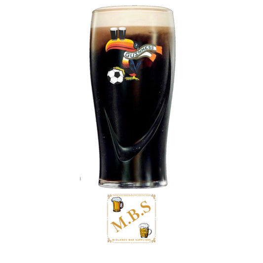 Guinness Toucan Football Pint Glass