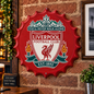Liverpool FC Metal Bottle Cap Sign 35cm