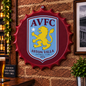 Aston Villa FC Metal Bottle Cap Sign 35cm