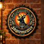 Jagermeister Metal Bottle Cap Sign 35cm