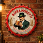 Birra Moretti Metal Bottle Cap Sign 35cm