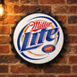Miller Lite Metal Bottle Cap Sign 35cm
