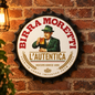Birra Moretti Metal Bottle Cap Sign 35cm