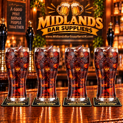 Coca Cola 16oz glasses  (450ml) | Set of 4