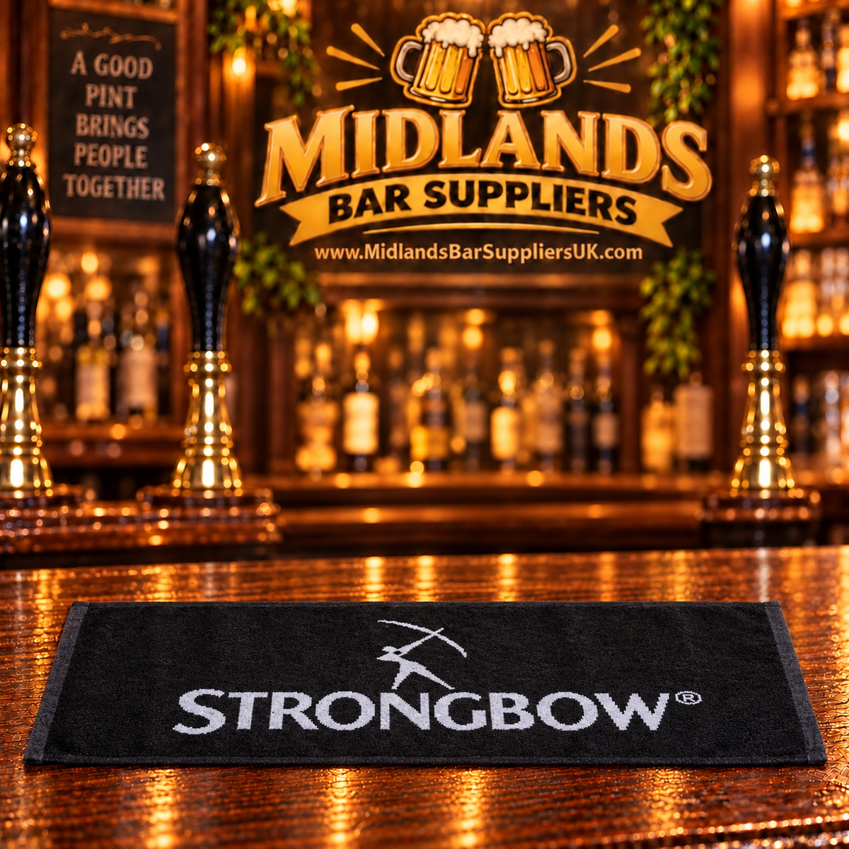 Brand New Strongbow Bar Towels x3