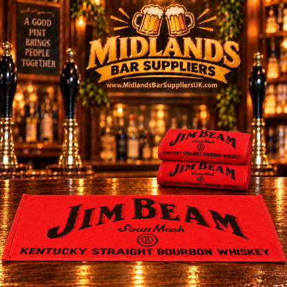 Brand New Jim Beam Bar Towels x3