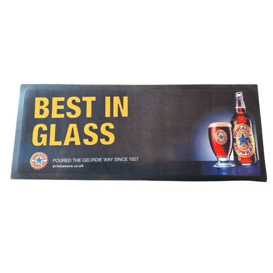 Newcastle Brown Ale Rubber Bar Runner 60cm x 23.5cm