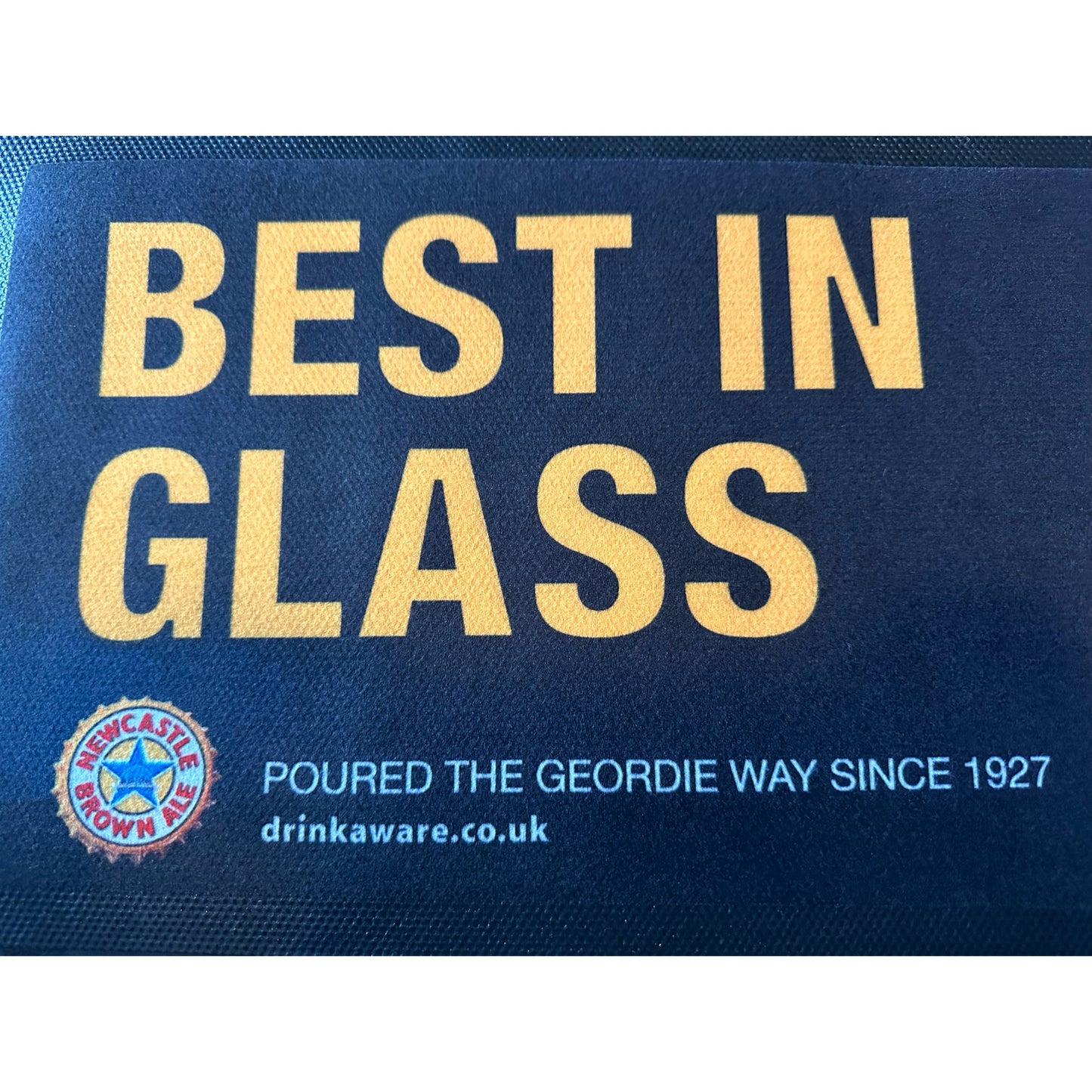 Newcastle Brown Ale Rubber Bar Runner 60cm x 23.5cm