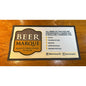 Beer Marque Bar Runner 43.5cm x 23.5cm