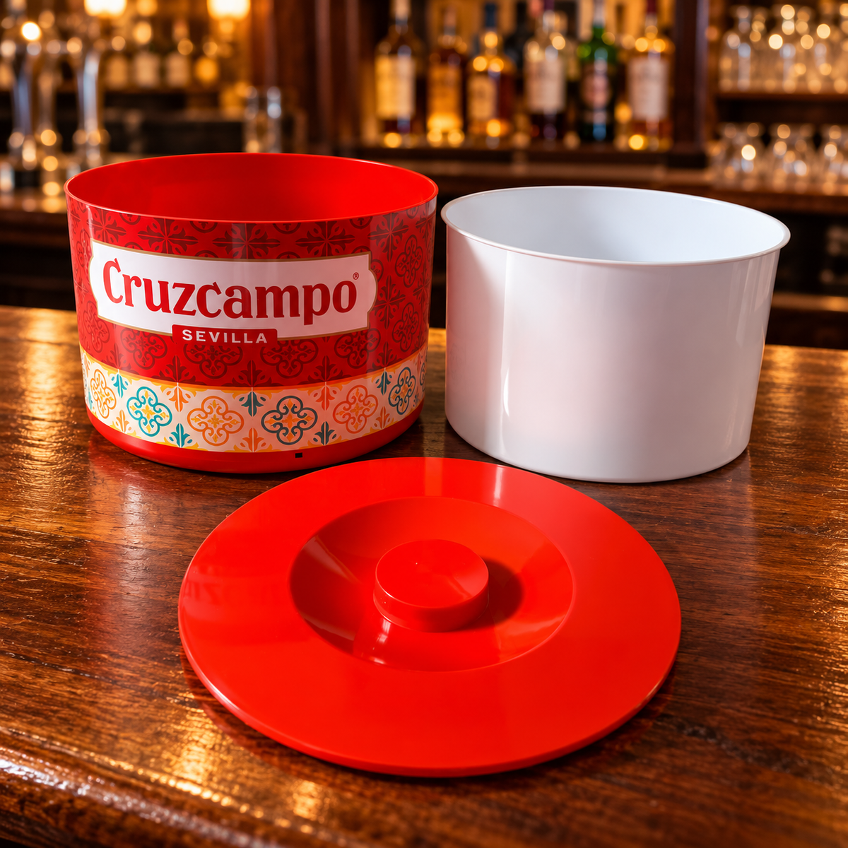 Cruzcampo 10L Ice Bucket With Lid