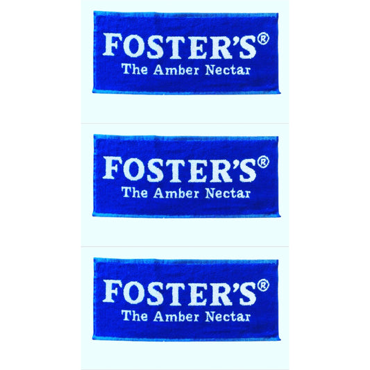 Brand New Set of 3 Fosters Bar Towels